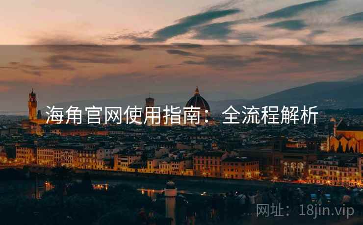 海角官网使用指南：全流程解析