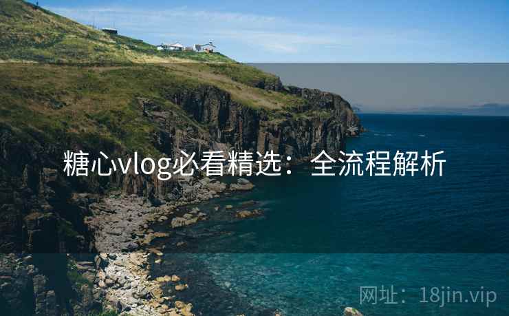 糖心vlog必看精选：全流程解析