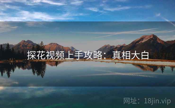 探花视频上手攻略：真相大白