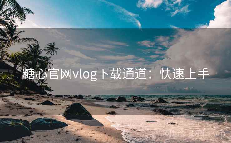 糖心官网vlog下载通道：快速上手